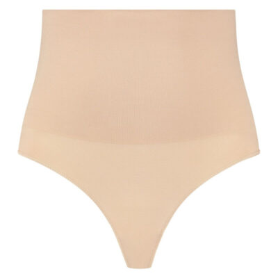Bye bra seamless cintura alta thong medium control - black s bye bra - underwear caliente. Pt