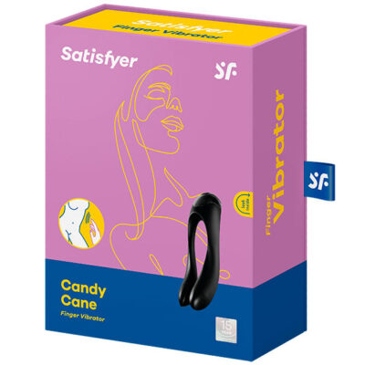 Alternative view of SATISFYER DOCES BASTÃO DE DEDO VIBRADOR PRETO