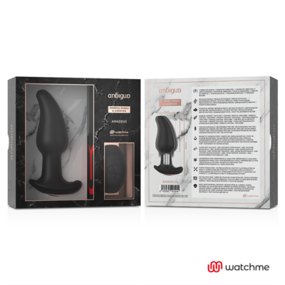 Anbiguo™ - vibrador de controle remoto watchme com pérolas rotativas anal amadeus anbiguo caliente. Pt