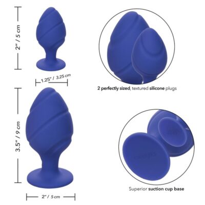 Calex cheeky buttplug - roxo california exotics caliente. Pt