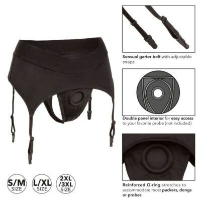 Calex boundless thong com garter l / xl calexotics caliente. Pt