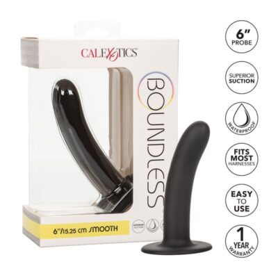 Alternative view of CALEX BOUNDLESS DILDO 15,25 CM HARNESS COMPATÍVEL - SUAVE