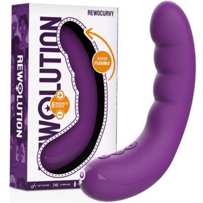 Rewolution rewocurvy recarregável e vibrador flexível rewolution caliente. Pt