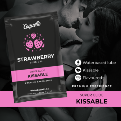 Gel lubrificante coquette chic desire à base de água kissable morango 10 ml coquette cosmetics caliente. Pt