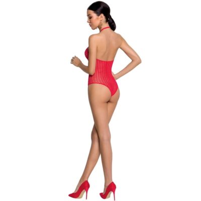 Alternative view of PASSION WOMAN BS088 BODYSTOCKING - RED ONE SIZE