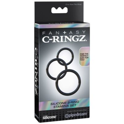 Conjunto de estamina de 3 anel de silicone fantasy c-ringz fantasy c-ringz caliente. Pt
