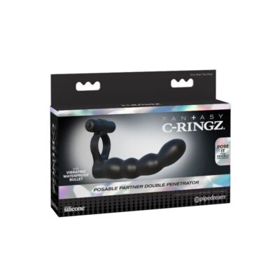 Fantasy c-ringz posable double penetrator fantasy c-ringz caliente. Pt