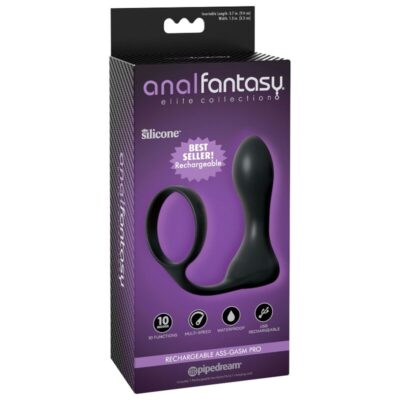 Coleção anal fantasy elite recarregável ass-gasm pro anal fantasy elite collection caliente. Pt