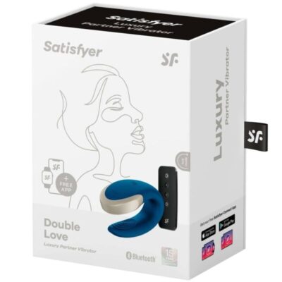 Satisfyer double love luxury partner vibrator - azul satisfyer connect caliente. Pt