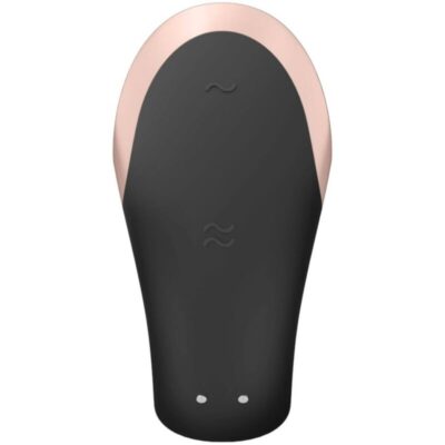 Satisfyer double love luxury partner vibrator - preto - image 3