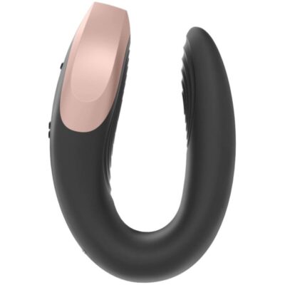 Satisfyer double love luxury partner vibrator - preto - image 2