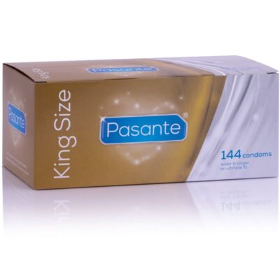 Preservativos pasante caixa king size 144 unidades pasante caliente. Pt