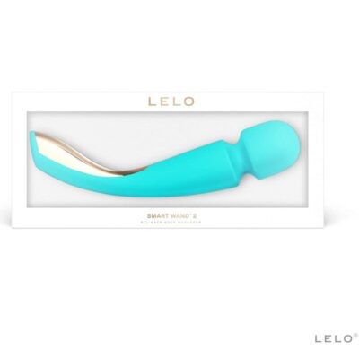 Lelo smart wand 2 massager médio azul oceano lelo caliente. Pt