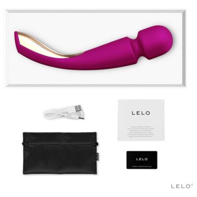 Lelo smart wand 2 massager médio profundo rosa lelo caliente. Pt
