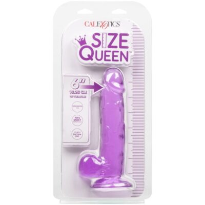 Calex size queen dildo - roxo 15,3 cm calexotics caliente. Pt