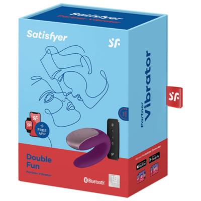 Satisfyer double fun partner vibrator - roxo satisfyer connect caliente. Pt