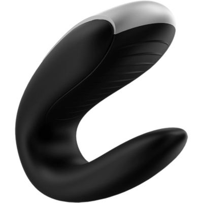 Satisfyer double fun partner vibrator - preto - image 5