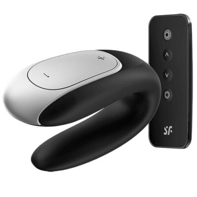 Alternative view of SATISFYER DOUBLE FUN PARTNER VIBRATOR - PRETO