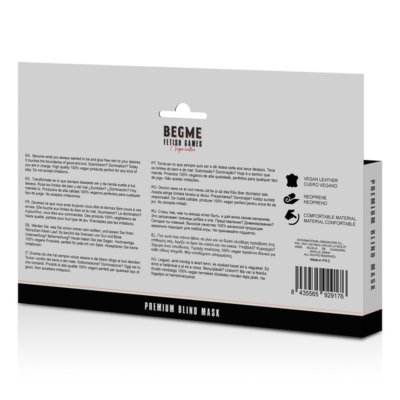 Begme black edition premium blind mask begme black edition caliente. Pt