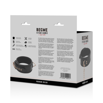 Begme black edition colar de couro premium vegan begme black edition caliente. Pt