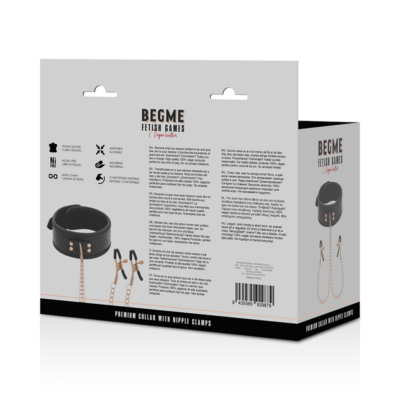 Colar edição preta begme com clamps de bico begme black edition caliente. Pt