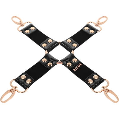 Begme edição preta vegan leather hog tie begme black edition caliente. Pt