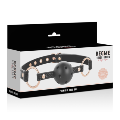 Begme edição preta bola gag vegan couro begme black edition caliente. Pt
