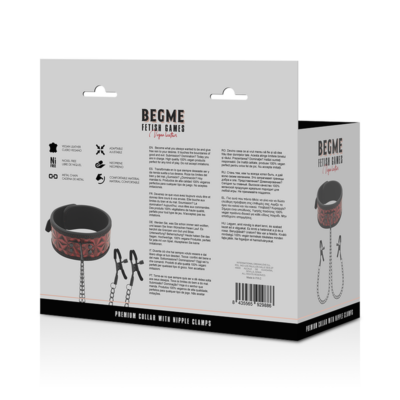 Colar com edição vermelha begme com pinças de bico begme red edition caliente. Pt