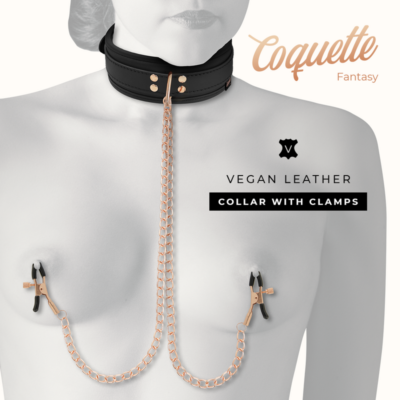 Colar coquette chic desire fantasy com pinças de bicos coquette fantasy caliente. Pt