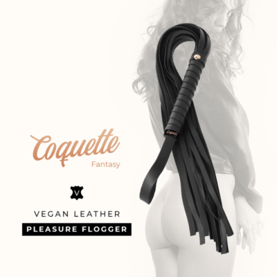 Flogger coquette chic desire fantasy vegan de couro coquette fantasy caliente. Pt