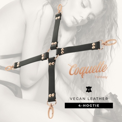 Gravata de couro coquette chic desire fantasy vegano coquette fantasy caliente. Pt
