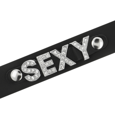 Coquette chic desire garganta artesanal couro vegano - sexy coquette accessories caliente. Pt
