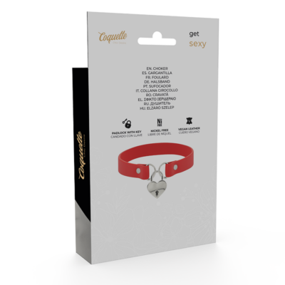 Coquette chic desire choker feita à mão coração - vermelho coquette accessories caliente. Pt