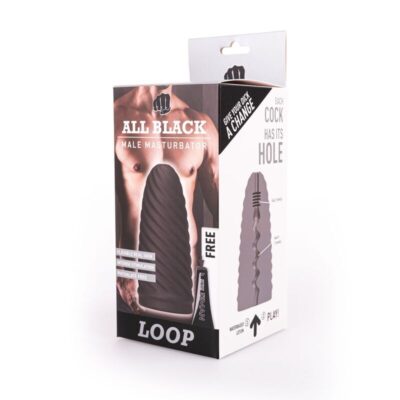 All black - masturbador loop modelo 1 all black caliente. Pt