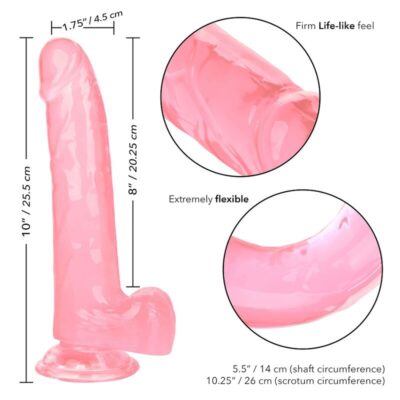 CALEX SIZE QUEEN DILDO - ROSA 20,3 CM 9 Calex size queen dildo - rosa 20,3 cm calexotics caliente. Pt
