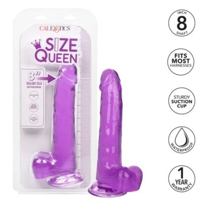 Alternative view of CALEX SIZE QUEEN DILDO - ROXO 20,3 CM