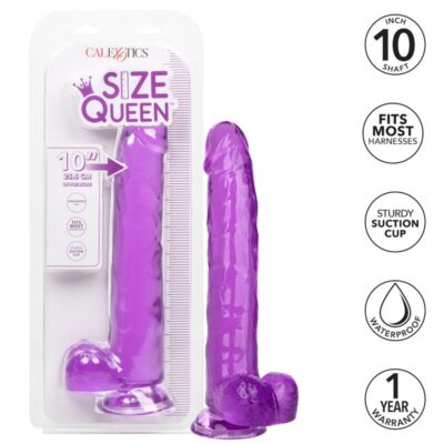 Alternative view of CALEX SIZE QUEEN DILDO - ROXO 25,5 CM