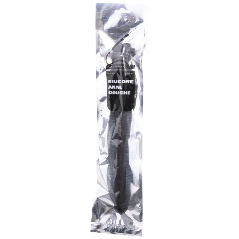 TUDO PRETO - CHUVEIRO ANAL DE SILICONE FRISADO 27 CM 2 Tudo preto - chuveiro anal de silicone frisado 27 cm - image 2