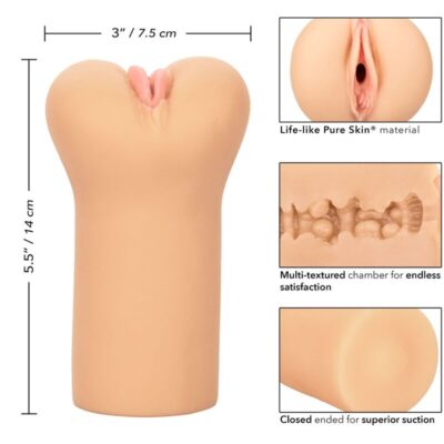 Calex boundless vulva stroker - light skin california exotics caliente. Pt