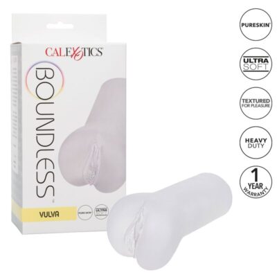 Alternative view of CALEX BOUNDLESS VULVA STROKER - TRANSPARENTE