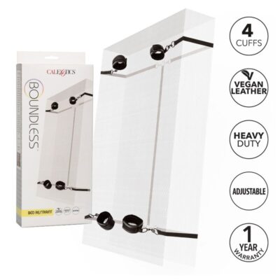 Alternative view of CALEX BOUNDLESS RED RESTRAINT SET RESTRICCION CAMA