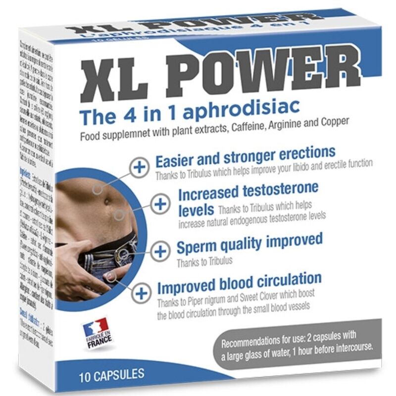Xl power aphrodisiac e cápsulas de ereção 10 cap labophyto caliente. Pt