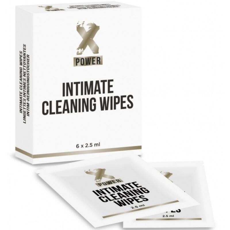 Xpower intimate cleaning wipes 6 units xpower caliente. Pt