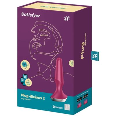 Satisfyer plug ilicious 2 plug vibrator - berry satisfyer connect caliente. Pt