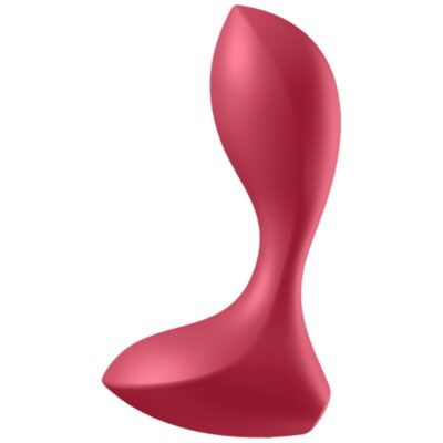 Alternative view of SATISFYER BACKDOOR LOVER VIBRATING PLUG - VERMELHO