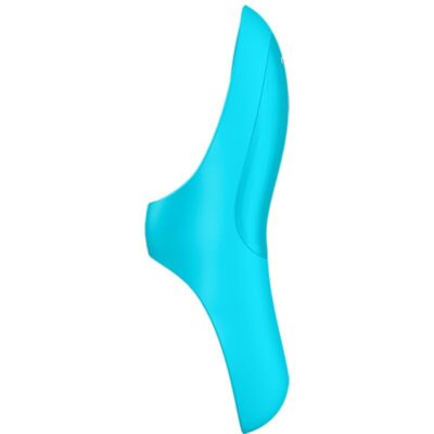 Vibrador de dedo satisfyer teaser - luz azul satisfyer vibrator caliente. Pt