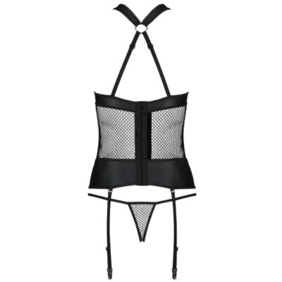 Paixão amanda corset eco couro s / m passion woman corsets caliente. Pt