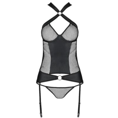 Paixão amanda corset eco couro s / m passion woman corsets caliente. Pt