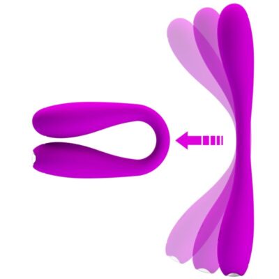 Vibrador dobrável yedda bonito amor pretty love smart caliente. Pt