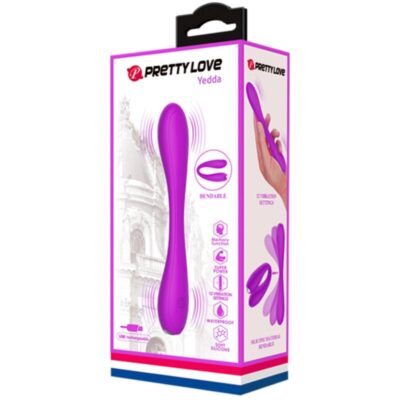 Vibrador dobrável yedda bonito amor pretty love smart caliente. Pt